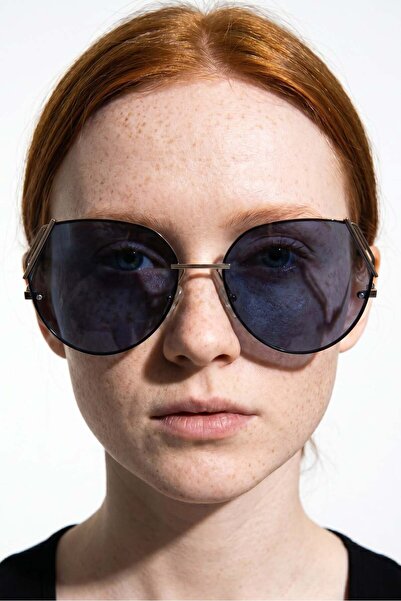 Bilge Karga Huterne Silver Blue Sunglasses