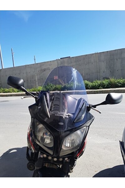 ZEUS MOTOR 2005-2012 Honda CBF 600 Uyumlu Açık Füme Uzun Ön Cam