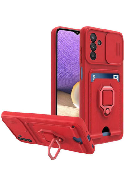 OEM Πίσω Κάλυμμα Μεταλλικό με Λουράκι Κόκκινο (Galaxy S23 FE)