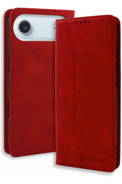 Other Bodycell Book Συνθετικό Δέρμα / Δέρμα Κόκκινο (iPhone Air) Κωδικός: BB-...
