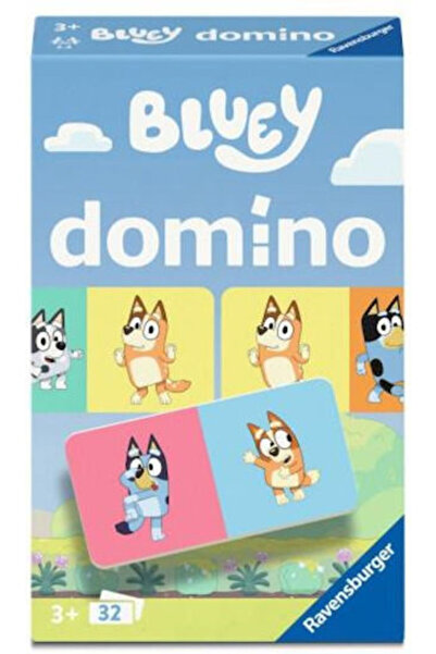 RAVENSBURGER Επιτραπέζιο Παιχνίδι Bluey Domino για 2-4 Παίκτες 3+ Ετών 24902 ...