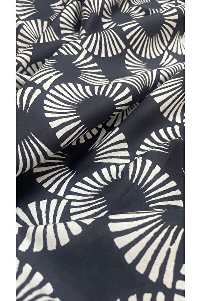 LUSSAMODA Patterned Organic Cotton Linen Dressing Material En-150Cm.