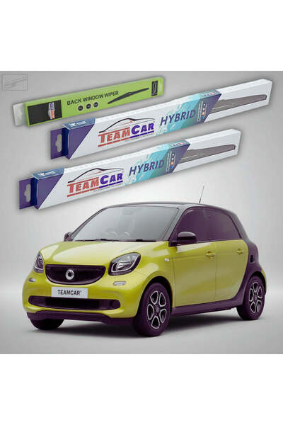 TEAMCAR Ștergătoare Smart Forfour 453 Coupe 2014-2021 |   Set hibrid față și ...
