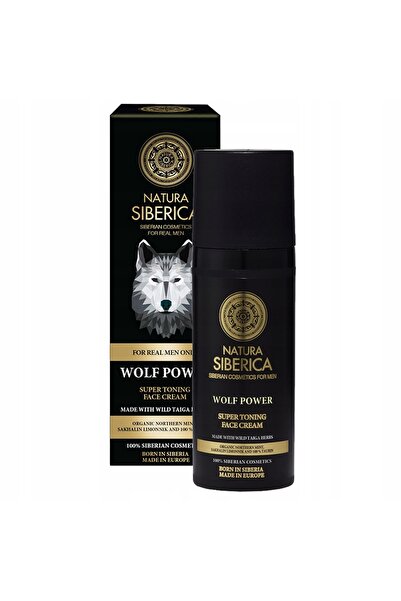 aram Natura Siberica Men Cremă Tonifiantă De Față Forța Lupului 50ml