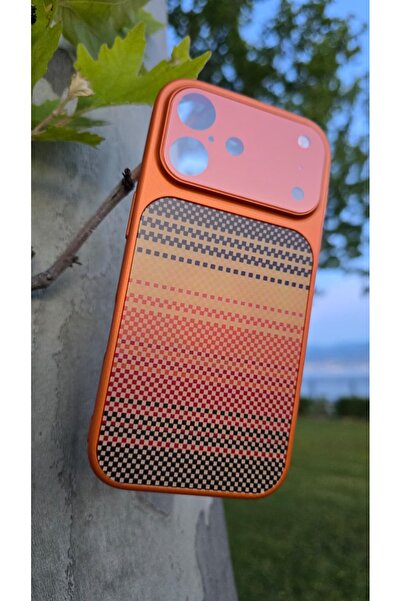 F CASE iPhone 17 Uyumlu Magsafe Kamera Korumalı Hafif Karbon Kaplama Kılıf