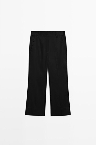Massimo Dutti Çan paça crop pantolon