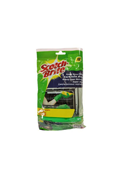 3M Manusi Super Rezistente - Scotch Brite Extra Thick Gloves, marimea M, 1 pe...