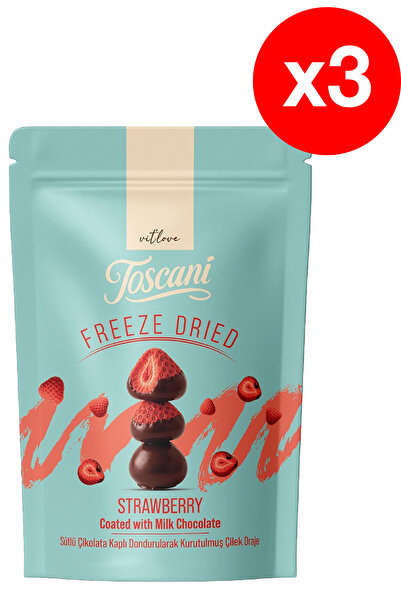 vit'love toscani Toscani Premium Căpșuni Liofilizate Înghețate în Ciocolată –...