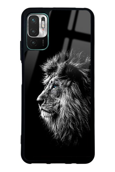 Spoyi حافظة هاتف Xiaomi Redmi Note 10 5G بتصميم أسد لامع
