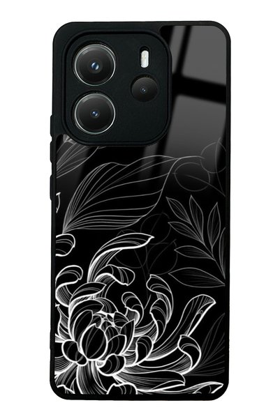 Spoyi Xiaomi Redmi Note 14 4g Moonlight Leaves Design Glossy Phone Case
