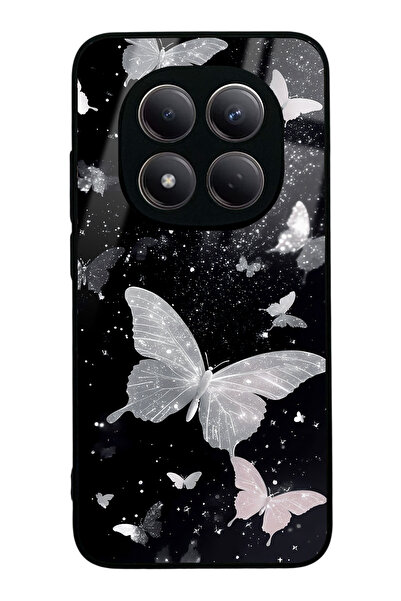 Spoyi Xiaomi Redmi Note 15 Pro Kelebek Tasarımlı Glossy Telefon Kılıfı