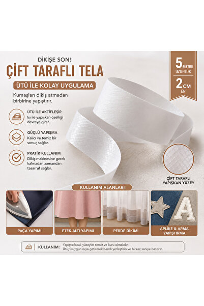 SİNGER Pantolon Paça Elbise Bant Yapıştırıcı Tela