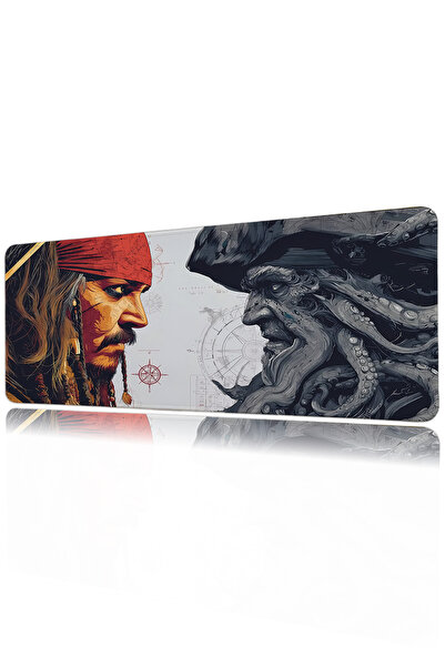 Halura Pirates of the Caribbean Digital Printed Gaming Mousepad XXL with Non-...