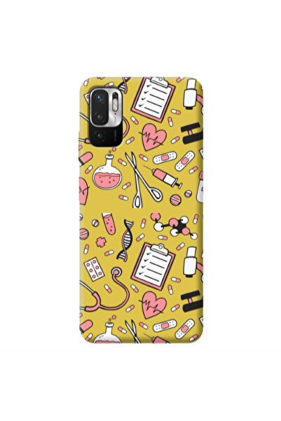 Other Xiaomi Redmi Note 10 Pro 5G Laboratory Yellow Colored Silicone TPU Θήκη