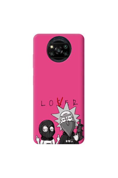 Other Xiaomi Poco X3 /X3 Pro Rick Loser Fuchsia Colored Silicone TPU Θήκη