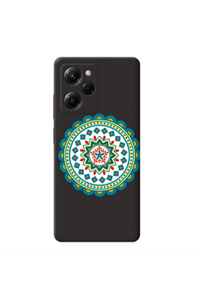 Other Xiaomi Poco X5 Pro Mandala D11 Black Colored Silicone TPU Θήκη