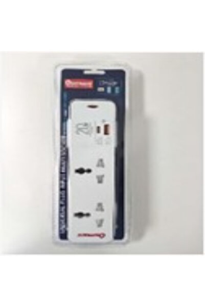 Oshtraco 2 way linear multi socket with USB A+C