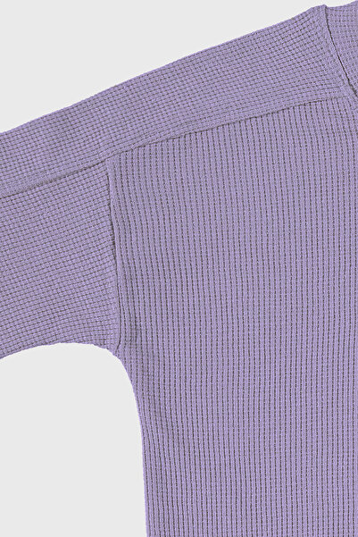hepbaby Lila, Waffle Dokulu Şortlu Çocuk Takım HB23990