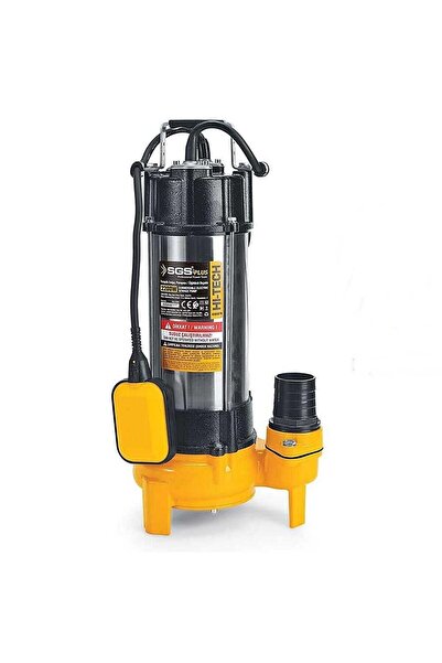 SGS5377 İnox Foseptik Dalgıç Pompa Kirli Su 2200W / 3.0 Hp - Öğütücü Bıçaklı