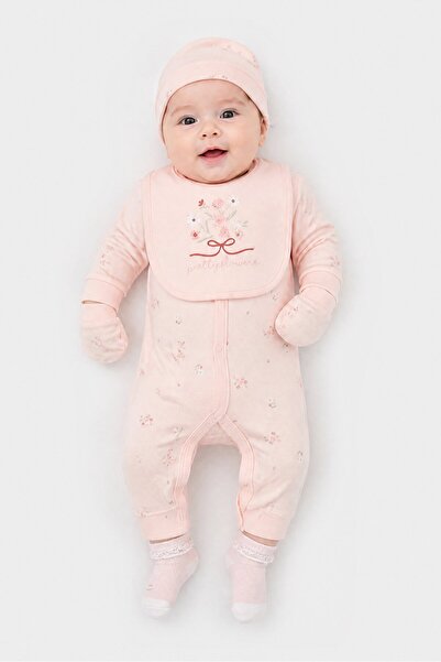Rock A Bye Baby Boutique Toddlers Girl 5 Pieces Embroidered Hanging Gift Set,...
