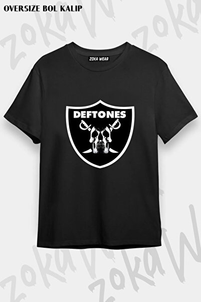 ZOKAWEAR Μπλουζάκι Unisex Loose Fit Deftones v3 με στάμπα