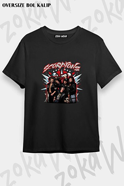 ZOKAWEAR Unisex široka majica sa printom Scorpions v6