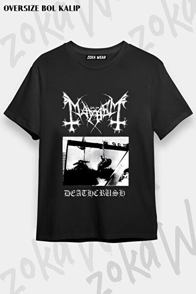 ZOKAWEAR Μπλουζάκι Unisex Loose Fit Mayhem v9 με στάμπα