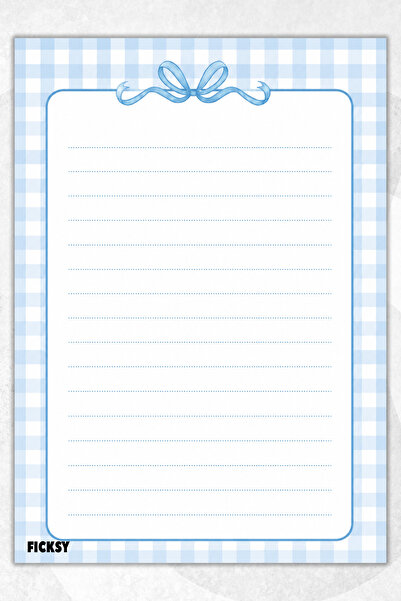 Ficksy A5 Notepad Lined Notebook - 50 Sheets - Memopad - Notepad - Notepad - ...