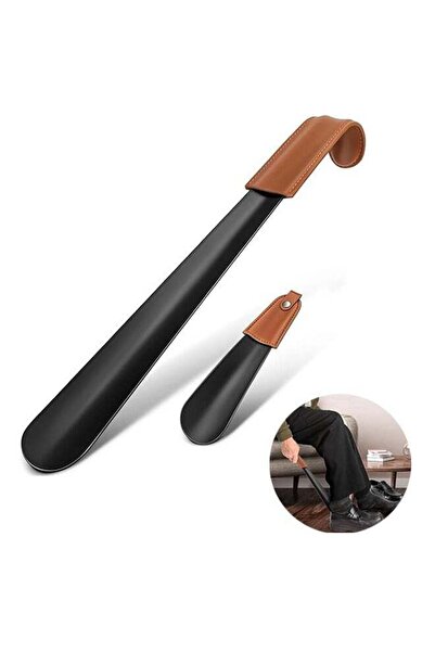 Arabest 2-Piece Set Shoe Horns,16.5 Inch Long Handle Metal,6.7 Inch Stainless...