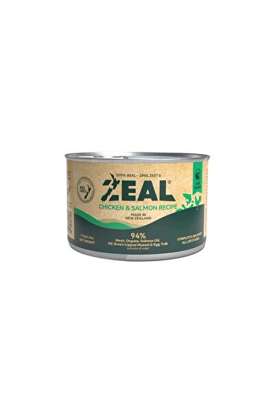 ZEAL طعام معلب للكلاب خالٍ من الحبوب بالدجاج والسلمون