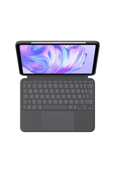 logitech Combo Touch 11" iPad Pro M4 Türkçe Layout - Grafit