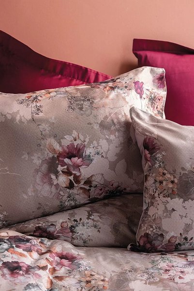 İssimo Home Poette 210 TC (83 Tel) Dijital Pamuk Saten Tek Kişilik Nevresim Takımı (Fermuarlı Nevresim)