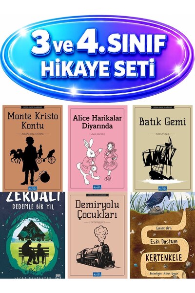 Timaş Çocuk Eski Dostum Kertenkele.Zerdali - Dedemle Bir Yıl 6 KİTAP SET 3.4....