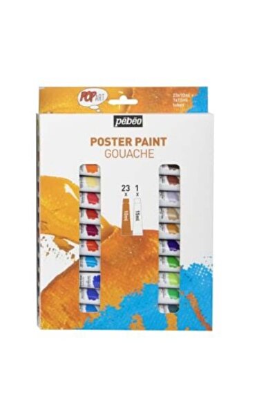 Pebeo POP ART GUAJ SET 23 TÜP 10ml+1 TÜP 15ml