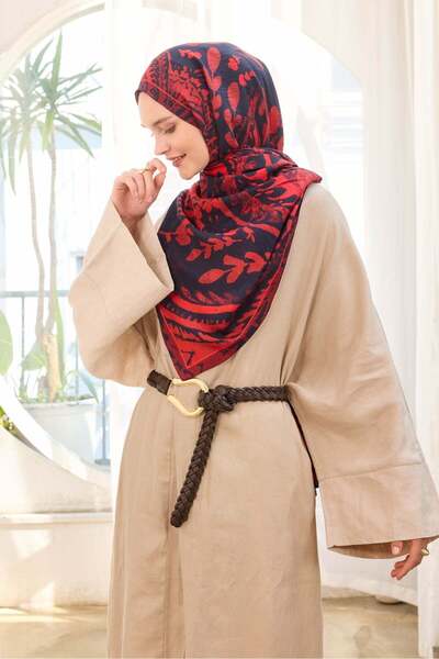 Silk Home Urban Hours Aurora Red Mayda Shawl