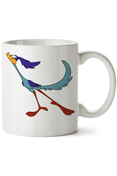 ET ERTAPASSAGE original creative designs Road Runner Printed Porcelain Mug, M...