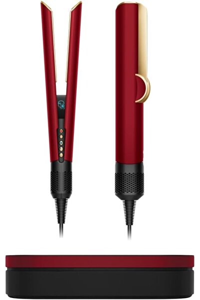 DYSON [Limited Edition] Airstrait Hair Straightener [Red Velvet & Gold] |Wet-...