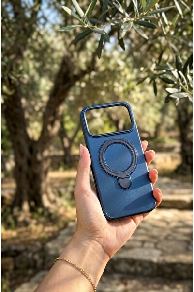 Iphone 17 Pro Max Uyumlu Metalik Kamera Korumalı Magsafe Destekli Kılıf