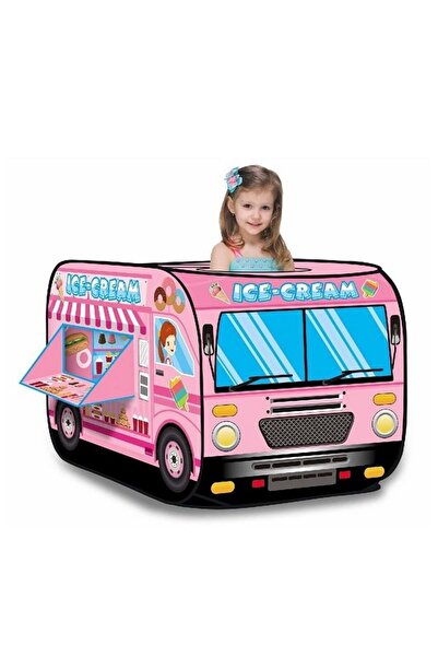 ChillOutlet Cort de joaca masina de inghetata 120x70x70 cm