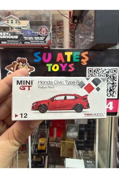 mini gt MGT00012-L 1/64 Honda Civic Tip R (FK8) Rallye Kırmızı
