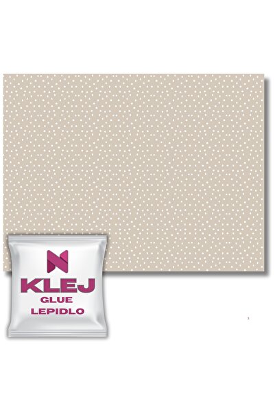 Naklejkomania Fototapet Pentru Camera Copiilor Pete Albe Pe Fundal Bej 260x390