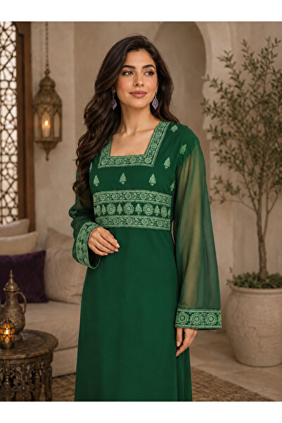ASIAN Halaabaya Jalabiya Stylish Women's Jalabiya with Elegant Patterns Made ...