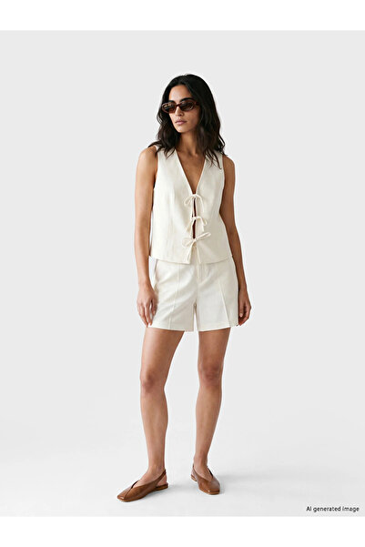 LC Waikiki Beige Modal Blend Women's Shorts
