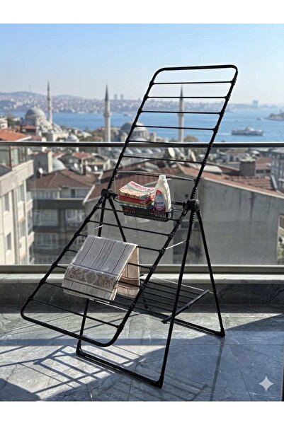 TELORA Ev Tipi Çamaşır kurutmalık elbise askısı kalın borulu extra saglam