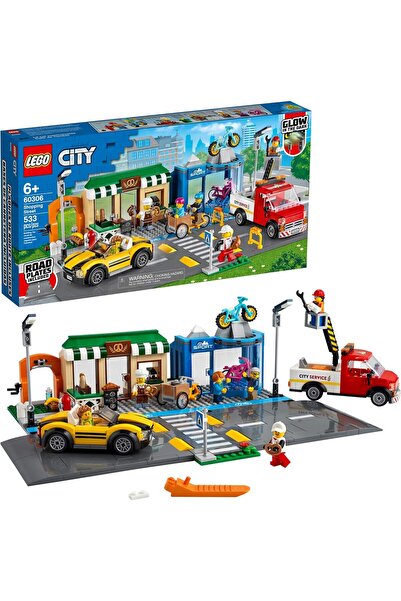 LEGO City Shopping Street 60306 Building Kit; Cool Building Toy for Kids, New...
