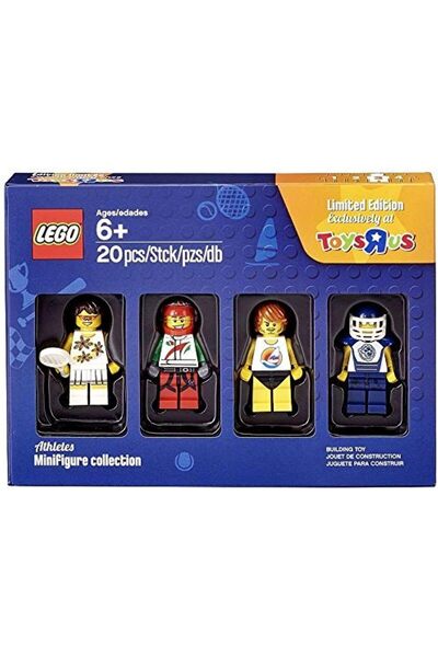 LEGO Bricktober Athletes Minifigure Set (Tennis Player, Race Car Driver, Surf...