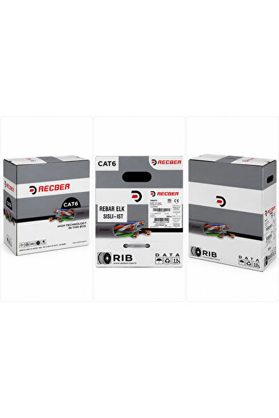 Cat 6 H.F. U/UTP SL400 23 AWG 305 Metre GRİ