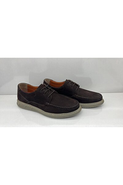 Tardelli 09 Brown Nubuck Leather Orthopedic Sole Men's Shoes