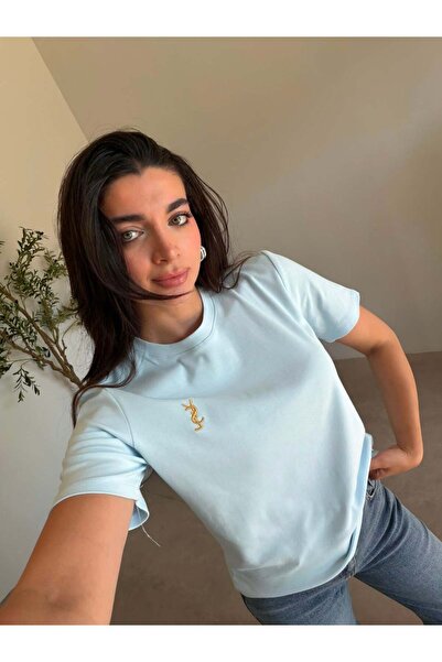 Bade Butik Baby Blue Brand Model Diana T-Shirt