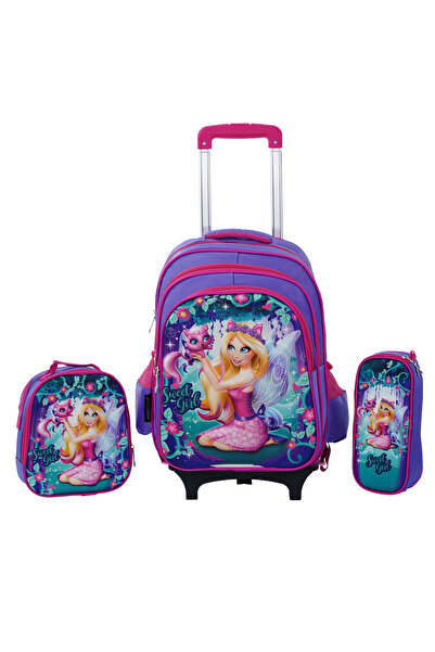 PARAJOHN Para John 14 Inch Racing Car Print Polyester School Trolley Bag Set ...